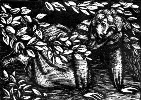 wood-engraving print: The Runaway for The Runaway